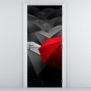 Fotótapéta ajtóra - Nyitott esernyők (95x205cm)