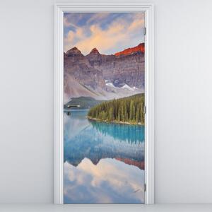 Fotótapéta ajtóra - Hegyi kanadai táj (95x205cm)