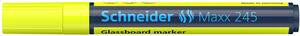SCHNEIDER Üvegtábla marker 1-3mm, Maxx 245 sárga (E124505)