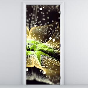 Fotótapéta ajtóra - Virágos részlet (95x205cm)