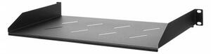 Stalflex rack szekrény fix tálca 1U 19" 350mm fekete (RSF19-1U-350B)