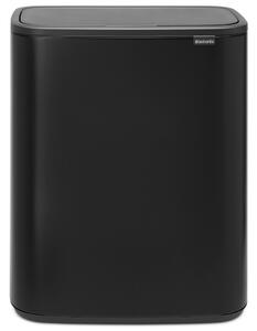 BRABANTIA 221484 Bo Touch Bin nyomófedeles hulladékgyűjtő XXL 2x30L fekete