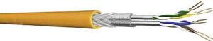 DRAKA 1001088-00100RW Hálózati kábel CAT 7a S/FTP 4 x 2 x 0.25 mm2 Sárga méteráru