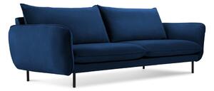 Kék bársony kanapé 200 cm Vienna – Cosmopolitan Design