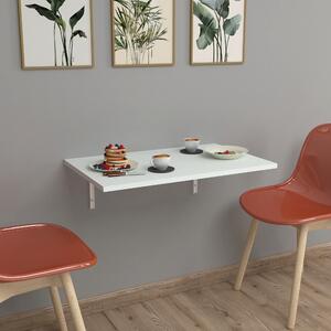Összecsukható fali asztal Klepp 72 x 45 cm fehér