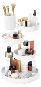 Fehér műanyag fürdőszobai rendszerező kozmetikumokhoz Pirouette – Umbra