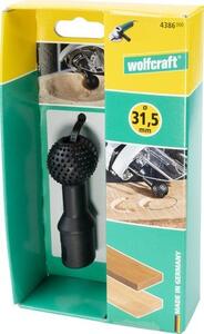 Wolfcraft 4386000 Golyós reszelő sarokcsiszolóhoz, Ø 31,5 mm Hossz 26 mm 1 db