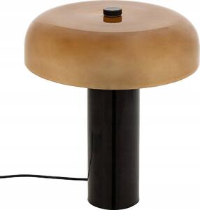 Lámpara Cilíndrica Jody Vidrio Ámbar H37cm