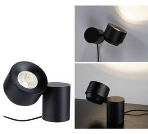 Paulmann Pane (79781) LED-es asztali lámpa LED 3 W Fekete