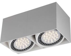 Lampa sufitowa Zumaline Zuma Line Box 2 ACGU10-116-N spot lampa sufitowa 2x15W GU10 szary