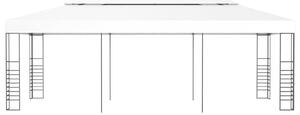 VidaXL fehér pavilon 6 x 3 m