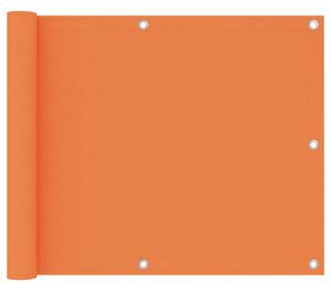 VidaXL narancssárga oxford-szövet erkélyparaván 75 x 400 cm