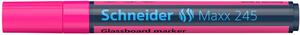 SCHNEIDER Üvegtábla marker 1-3mm, Maxx 245 rózsaszín (E124509)