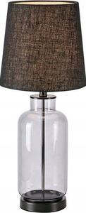 Lampa stołowa Markslojd Markslojd Costero 108696 lampa stołowa lampka 1x40W E14 czarna/przezroczysta