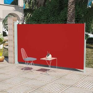 VidaXL piros behúzható oldalsó terasznapellenző 160 x 300 cm