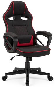 SENSE7 Knight Gamer Szék, Fekete-Piros Szövet