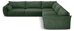 Sötétzöld sarokkanapé (variálható) Vanda – Mazzini Sofas