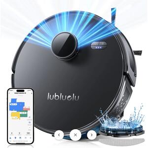 LUBLUELU L15 ULTRA - ROBOTPORSZÍVÓ FELMOSÓVAL, FEKETE