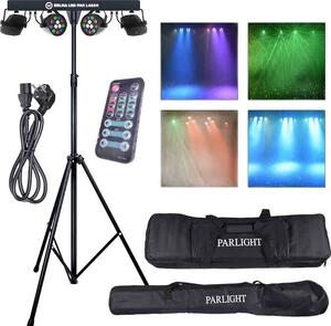 Naświetlacz LIGHT4ME LIGHT4ME BELKA LED PAR LASER zestaw oświetleniowy