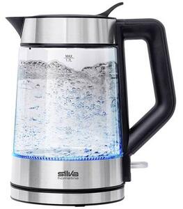 Silva Homeline KL-G 2007 Vízforraló 1,7L Üveg/Inox Zsinór nélküli