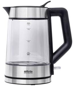 Silva Homeline KL-G 2007 Vízforraló 1,7L Üveg/Inox Zsinór nélküli