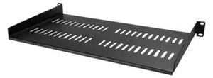 StarTech.com 1U Vented Server Rack Cabinet Shelf - Fixed 10in Deep Cantilever Rackmount Tray for 19" Data/AV/Network Enclosure w/Cage Nuts rack shelf - 1U
