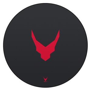 VARR gamer szőnyeg, szék alá, kör alakú, fekete