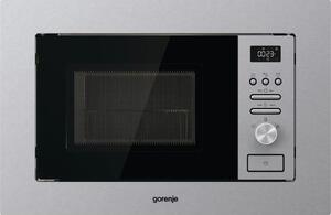Gorenje BM201AG1X beépíthető mikrohullámú sütő 800W 20L inox