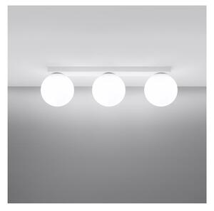 Fehér mennyezeti lámpa üveg búrával ø 12 cm Umerta – Nice Lamps