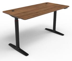 Állítható magasságú asztal Arogno 140x60 cm diófa hatású