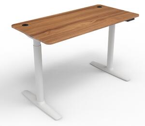 Állítható magasságú asztal Arogno 120x60 cm tölgyfa hatású