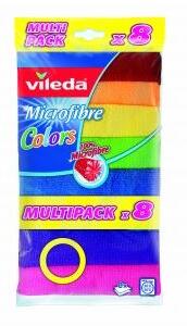 Vileda F18597 Color 8 színű mikroszálas törlőkendő