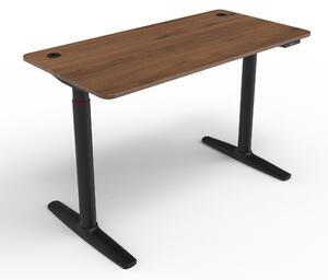 Állítható magasságú asztal Arogno 120x60 cm diófa hatású