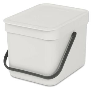Brabantia Sort & Go 6 literes hulladékgyűjtő szemetes - Világos szürke
