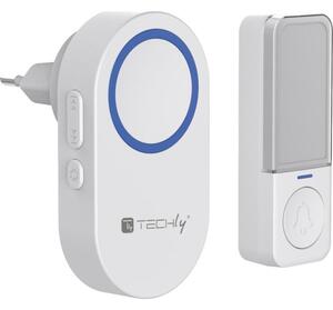 Techly I-BELL-RING05 Kinetikus csengő készlet adó és vevő, IP56, 180m