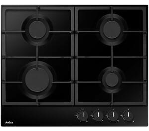 Amica PGA6100APB Gázfőzőlap Fekete 4 égőfejes 7400W