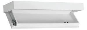 Floatshelf™ Falra Szerelhető Titkos Rekeszes Polc (53 X 17,5 X 5 Cm), Fehér