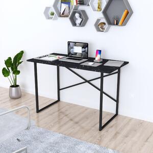 Íróasztal Tjeldsund 120x60x75cm fekete márvány