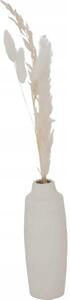 Boltze Porcelanowy wazon dekoracyjny Bianca, suszone kwiaty, wys. 16 cm
