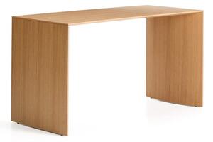 Íróasztal tölgyfa dekorral 60x140 cm Litto – Kave Home