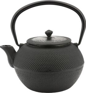 Kinghoff KH-3332 Öntöttvas Teáskanna, Fekete 1.2L