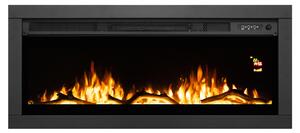 HOME FKKI08 beépíthető/fali elektromos látványkandalló, max. 2000 W, fényeffekt, 2 fokozat, heti időzítés, távirányító