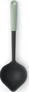 Brabantia Tasty+ Cook & Serve merőkanál, kaparóval, beépített serpenyőtartóval, akasztóval, hőálló, műanyag, jáde zöld - 122729