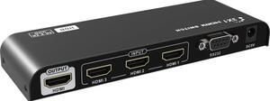 Techly IDATA HDMI2-4K31HDR videojel kapcsoló HDMI
