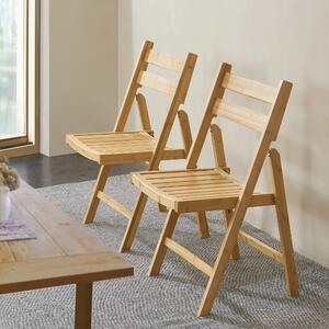 Összecsukható szék 2 db-os szettben Gran bambuszból