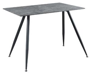 Étkezőasztal Fitjar 4 személyes 120x70 cm beton-hatású