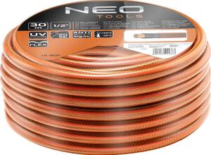 Neo Tools Kerti Tömlő 1/2 "x30 m, 4 Rétegű