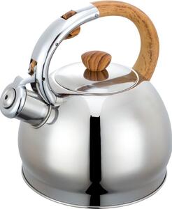 KingHoff Elektromos Vízforraló Sípszóval Inox 2L KH-3782