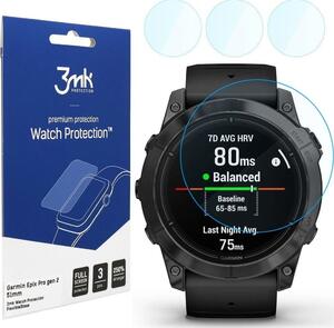 3mk Óra kijelző védőfólia FlexibleGlass hibrid üvegfólia 7H Garmin Epix Pro gen 2 51mm