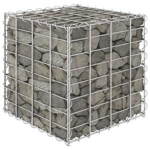 VidaXL kocka alakú acélhuzal gabion magaságyás 40 x 40 x 40 cm